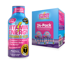 Vitamin Energy® Vitamin D Berry &#39;Clinically Proven&#39; Energy Shots (24pk) - $49.95
