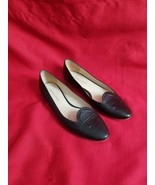 Etienne Aigner corrine black flats Audrey Hepburn style shoes 7 made in ... - £38.20 GBP