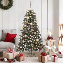  Artificial Christmas Tree Green 59.1" PVC - $136.49
