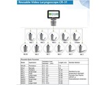 Video Laryngoscope Set Reusable Blades Mac Miller Anesthesia Intubation - $1,137.75+