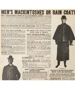 1900 Mackintosh Coat Bowler Hat Advertisement Victorian Sears Roebuck 5.... - €18,20 EUR