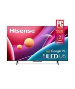 Hisense ULED 4K Premium 55U6H Quantum Dot QLED Series 55-Inch Smart Google TV, D - £643.91 GBP