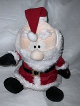 Gemmy Santa Claus Singing Respect 12&quot; Plush Soft Toy Stuffed Animal - £22.18 GBP