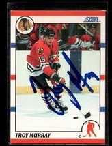 Troy Murray Signed Autographed Hockey Card - Chicago Blackhawks - £3.91 GBP