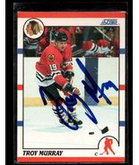 Troy Murray Signed Autographed Hockey Card - Chicago Blackhawks - €13,12 EUR