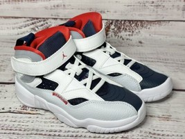 Nike Air Jordan Jumpman Two Trey DQ8432-101 Little Kids Shoe White/Navy Sz 12C - £60.03 GBP