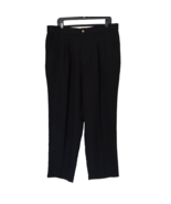 Joe Marlin Black Pants Men&#39;s 38X30 Black Pleated Front Straight Leg Trou... - $28.53 CAD