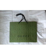 Gucci shopping bag L green paper with handles 18.75 x 14 x 6.5 - €30,08 EUR