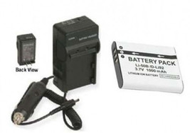 Battery + Charger for Olympus SZ-30MR SZ-10 SZ-20 D-780 SP-720UZ SZ-15 S... - £16.34 GBP