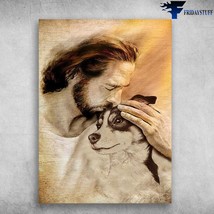 Husky Sibir God Jesus Dog Lover - £12.78 GBP