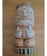 Vtg Orchids of Hawaii R-3 Japan Tiki Idol Mug w/ Green Gem Eyes - $21.77
