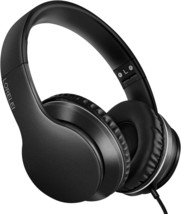 X6 Over Ear Headphones with Microphone Lightweight Portable Stereo Bass Headphon - £29.69 GBP