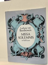 Missa Solemnis in Full Score by Beethoven, Ludwig Van - £6.13 GBP