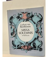 Missa Solemnis in Full Score by Beethoven, Ludwig Van - £6.16 GBP
