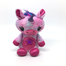 Star Belly Dream Lites Stuffed Animal Night Light Pink and Purple Unicorn-Works - £6.93 GBP