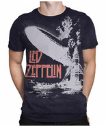 Led Zeppelin Exploding Zeppelin Black Batik  Shirt     Med  L  XL  2X - $45.12 CAD+
