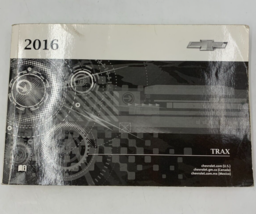 2016 Chevrolet Trax Owners Manual Handbook OEM I04B24011 - £28.23 GBP
