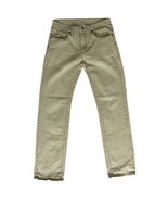 Faded Glory Size 29 x 30 Mens Skinny Fit Jean Light Khaki Color Zip Fly ... - £10.38 GBP