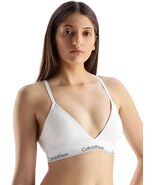 Calvin Klein Womens Modern Cotton Lightly Lined Triangle Wireless Bralet... - $35.20