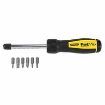 Stanley 69-189 FatMax Multi-Bit Ratcheting Screwdriver, Includes (6) Bits - $29.99