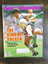 Sports Illustrated July 7, 1986 Diego Maradona Argentina World Cup Champ... - $29.69