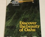 Hawaii Pacific Helicopters Vintage Travel Brochure Oahu Hawaii BR11 - $9.89