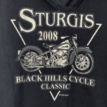 Sturgis Mens Sleeveless Hoodie Sweatshirt XL Blue Motorcycle Black Hills Classic - £20.85 GBP