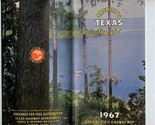  TEXAS Official Highway Travel Map 1967 John Connally as Governor - $15.84