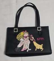 Eloise Classic Collection Black PVC Girls Double Handle Crossbody Handbag - $30.67 CAD