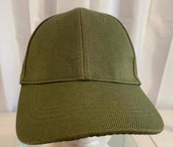 Old Caps Brand Youth Sized Solid Green Ball Cap New W/O Tags - $12.86