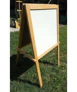 Kid&#39;s Child&#39;s Youth&#39;s Green &amp; White Board Folding Easel 24&quot; w x 44&quot; t - £40.89 GBP