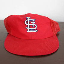 Vintage St Louis Missouri Cardinals Baseball Snapback Trucker Hat - £28.88 GBP