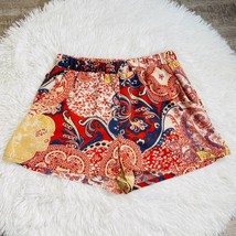 Fab’rik Paisley Flowey Shorts Red Medium - £19.60 GBP