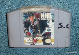 NHL Breakaway 98 Nintendo 64 1998 N64 Classic Hockey Video Game - FAST S... - $3.87