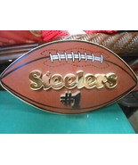 Great Collectible  Football Wall Plaque STEELERS #1...15&quot; x 9&quot; - £9.03 GBP