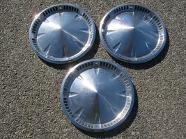 Lot of 3 factory 1959 Plymouth Fury Belvedere 14 inch hubcaps wheel covers - £65.94 GBP