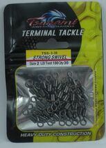 4 pack-   Tsunami TSS-2-30 Strong Swivel Black 100Lb. Test 30CT Size 2 - €17,98 EUR