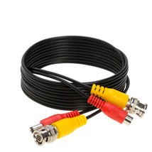 10FT Black Premade BNC Video Power Cable/Wire for Security Camera, CCTV,... - £13.29 GBP