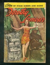 Dorothy Lamour #3 1950-JUNGLE PRINCESS-WALLY Wood Art FR/G - £40.93 GBP