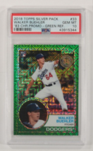 2018 Topps Argento Confezione Walker Buehler PSA 10 Gemma MT #33 - $247.50