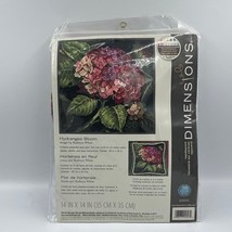 Dimensions Hydrangea Bloom Needlepoint Kit #20053 14&quot;x14&quot; NEW - $64.99