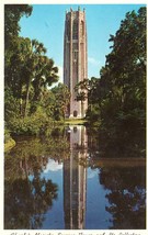 The Singing Tower Unposted Vintage Postcard Florida - £11.86 GBP