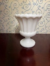 Vintage Milk Glass Grecian Urn Style - £16.40 GBP