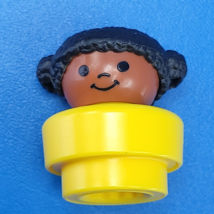 Fisher Price Little People Chunky Aretha African American Black Girl Female 1990 - £7.18 GBP