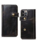 Generic Genuine Leather wallet FLIP MAGNETIC BACK cover Case For iPhone ... - $3,041.95 MXN