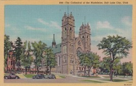 The Cathedral of the Madeleine Salt Lake City Utah UT Postcard A16 - £2.36 GBP