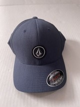 Volcom Flexfit Stone Hat Blue NWT Stretch Small/Medium - £21.41 GBP