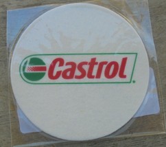 7-NIP Castrol Motor Oil Fabric Beverage Coasters Rubber bottom-SIPGRIP - £14.93 GBP