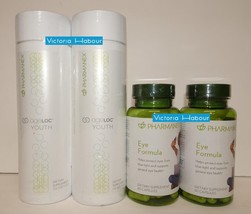 Two pack: Nu Skin Nuskin Pharmanex ageLOC Youth 120 Cap &amp; Eye Formula 60... - $290.00