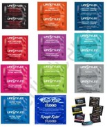 Lifestyles Lubricated Latex Bulk Condoms case of 1008 Choose Style Free ... - $199.00